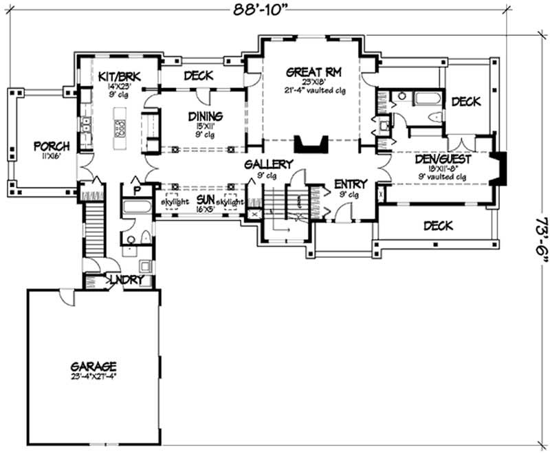 Floor Plan First Story