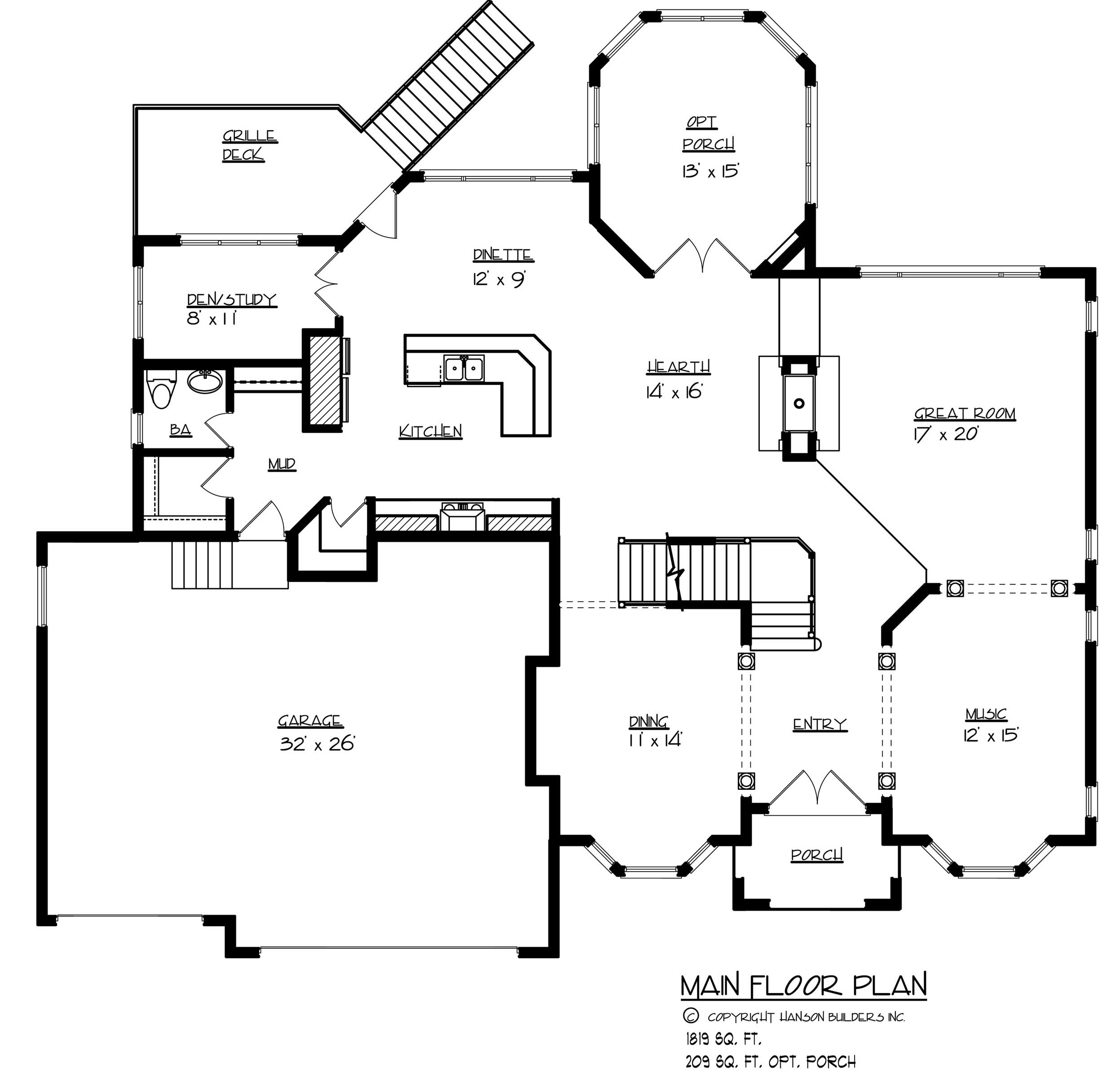 Floor Plan First Story