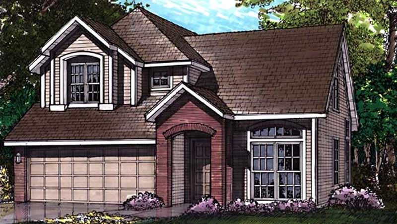 2-Bedroom, 1680 Sq Ft Country House Plan - 146-1337 - Front Exterior