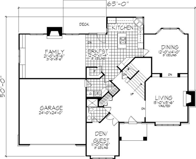 Floor Plan First Story