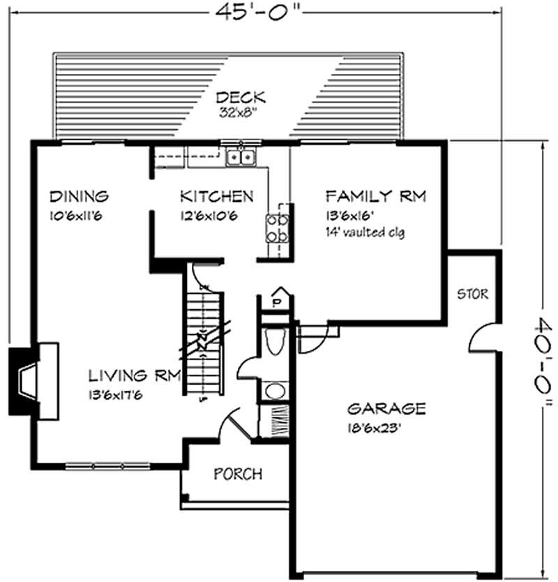 Floor Plan First Story