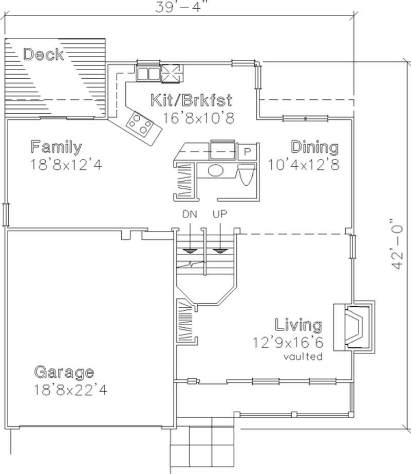 Floor Plan First Story