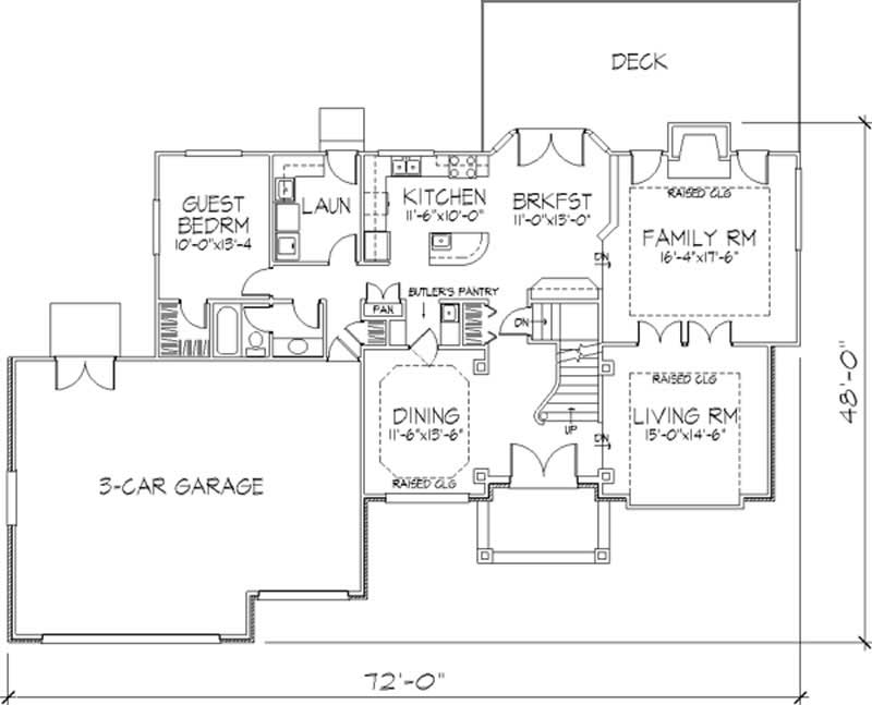 Floor Plan First Story