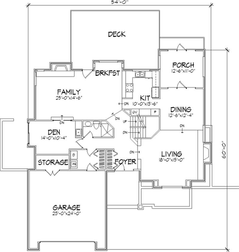 Floor Plan First Story