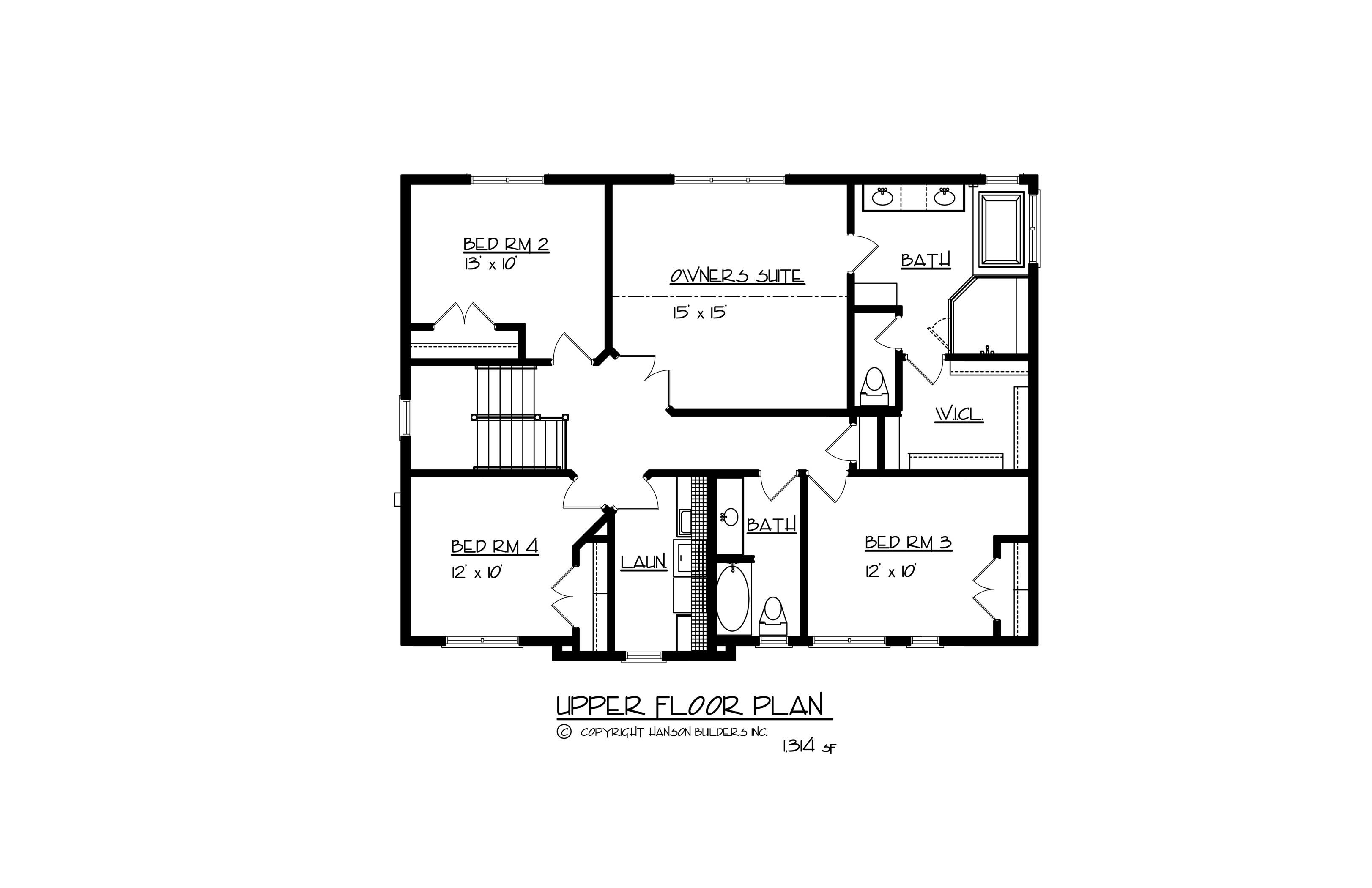 Floor Plan Second Story