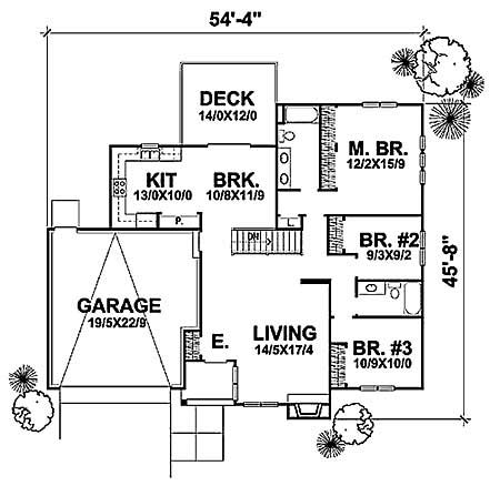 Floor Plan First Story