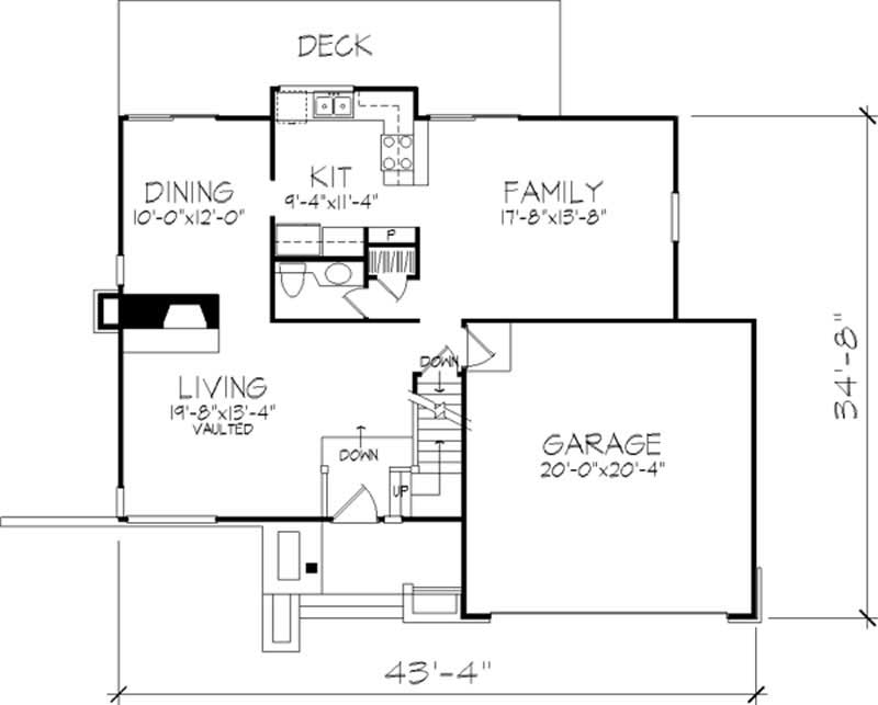 Floor Plan First Story