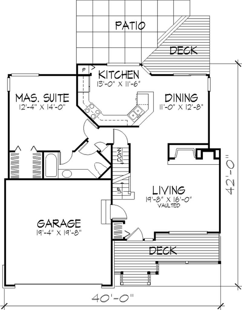 Floor Plan First Story