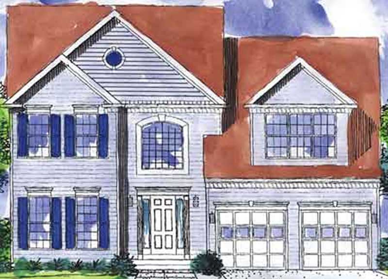 3-Bedroom, 2030 Sq Ft Colonial House Plan - 146-1720 - Front Exterior