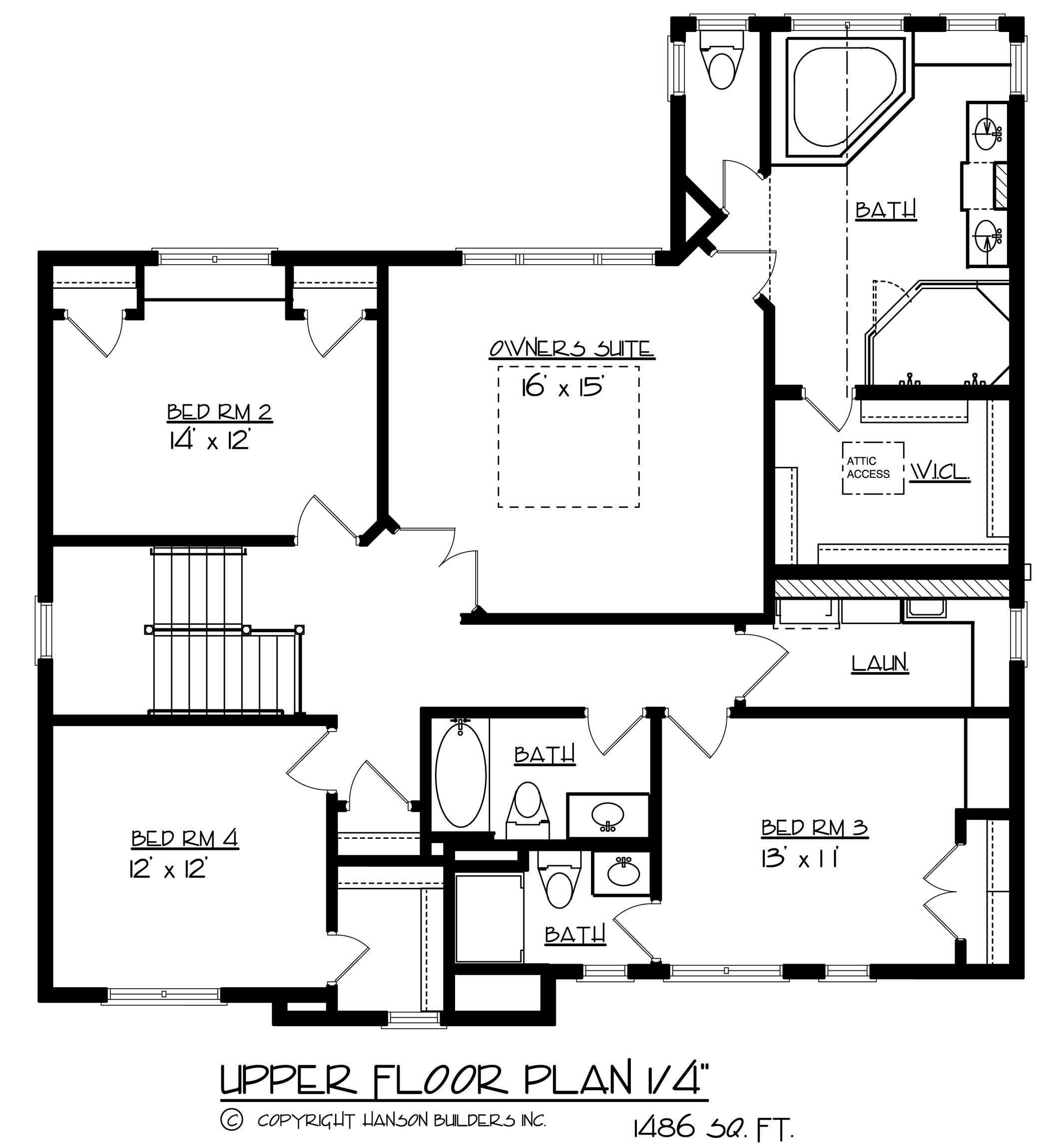 Floor Plan Second Story