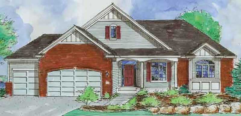 3-Bedroom, 3240 Sq Ft European House Plan - 146-1876 - Front Exterior