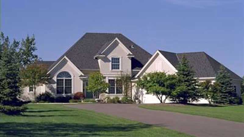 3-Bedroom, 2456 Sq Ft European House Plan - 146-1886 - Front Exterior