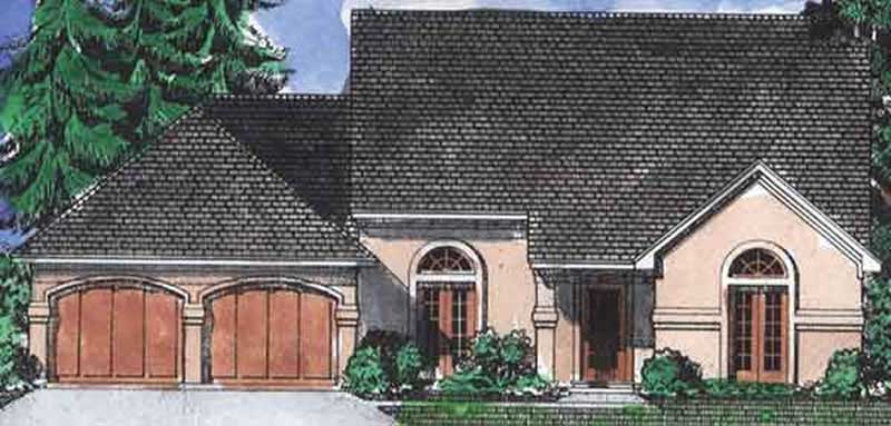 3-Bedroom, 2145 Sq Ft European House Plan - 146-1987 - Front Exterior