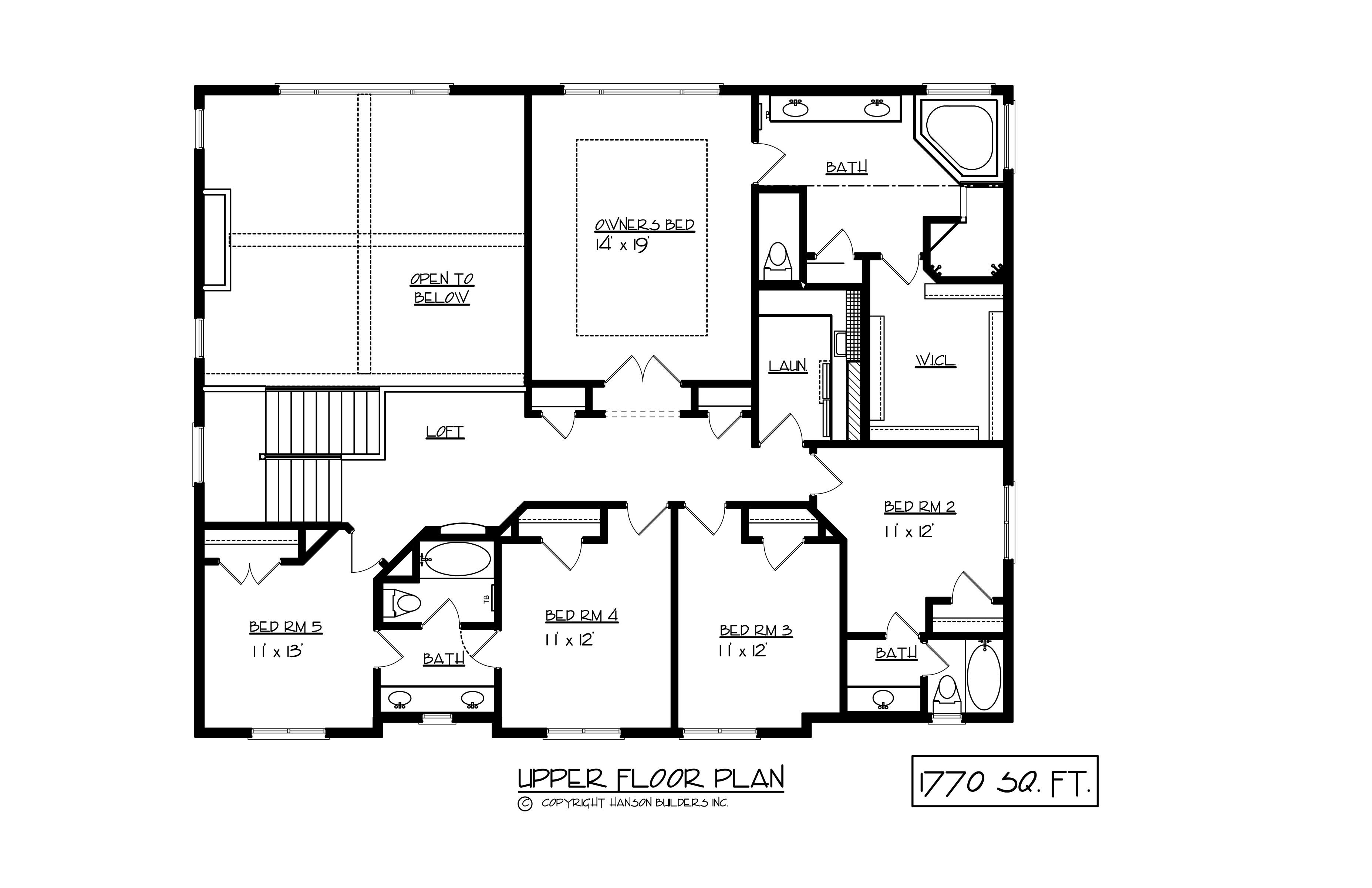 Floor Plan Second Story