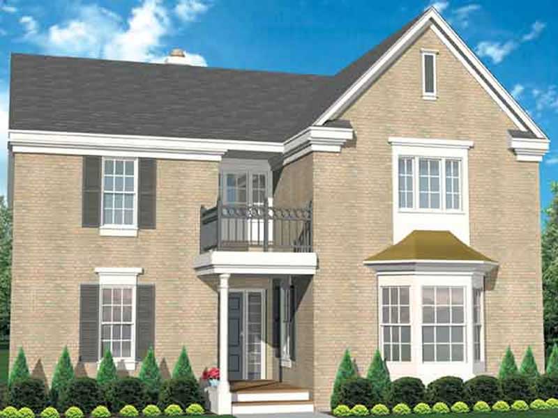 3-Bedroom, 2667 Sq Ft European House Plan - 146-2246 - Front Exterior