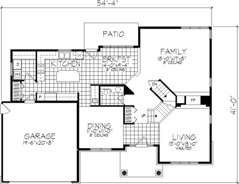 Floor Plan First Story