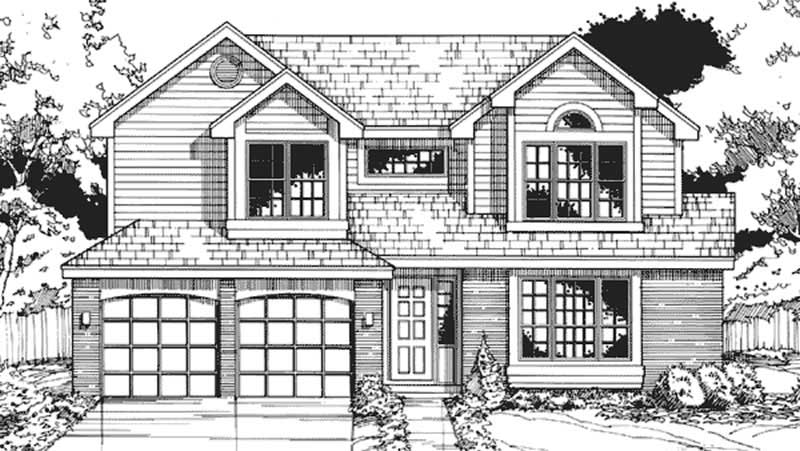3-Bedroom, 2428 Sq Ft Country House Plan - 146-2514 - Front Exterior