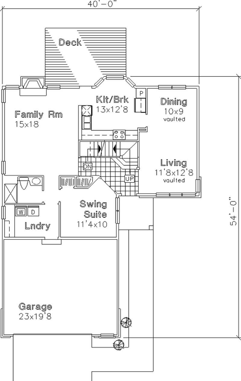 Floor Plan First Story