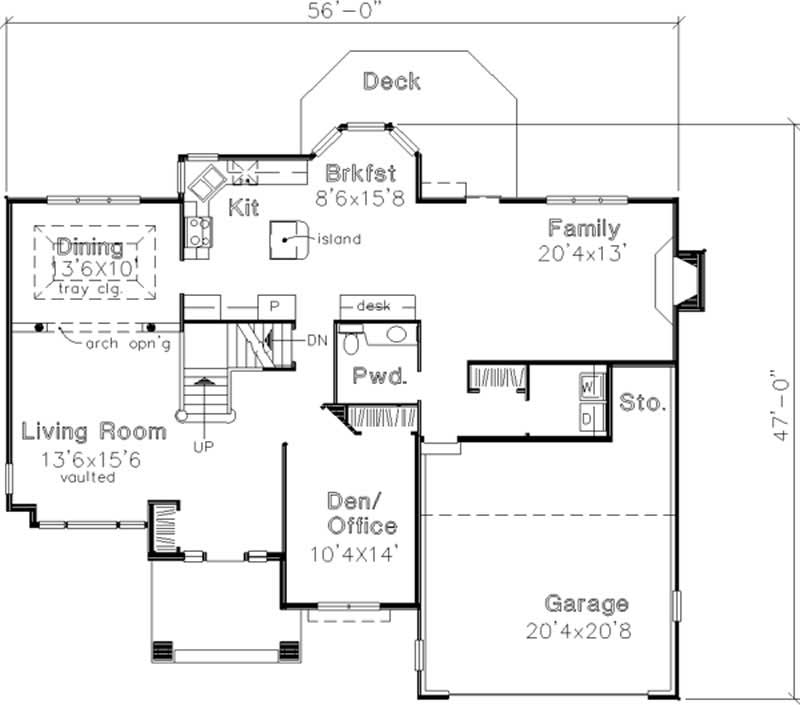 Floor Plan First Story