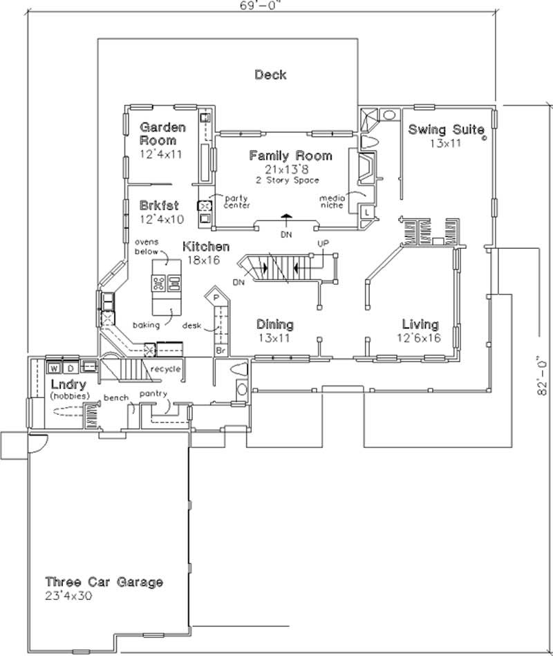 Floor Plan First Story