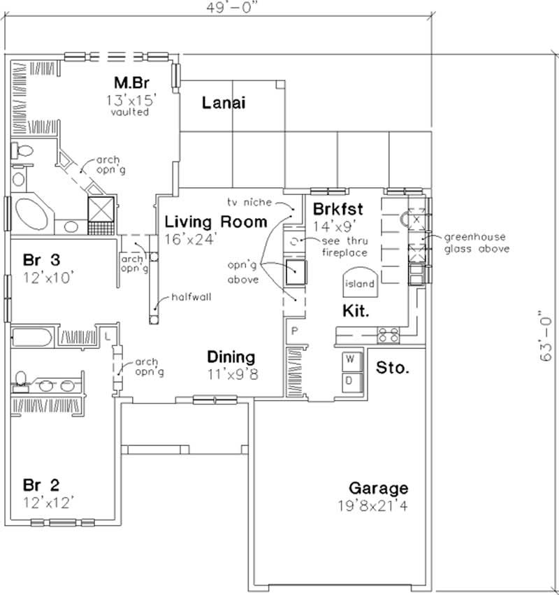 Floor Plan First Story