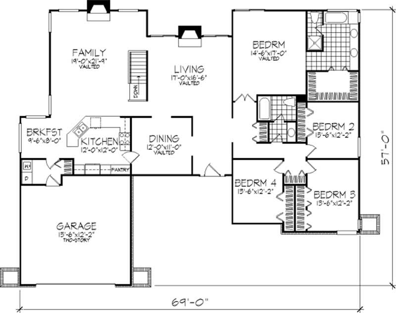 Floor Plan First Story