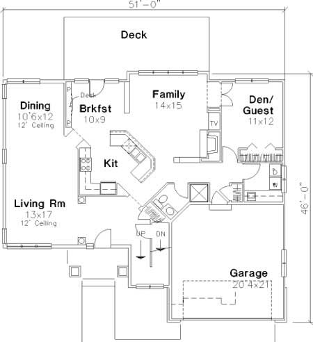 Floor Plan First Story