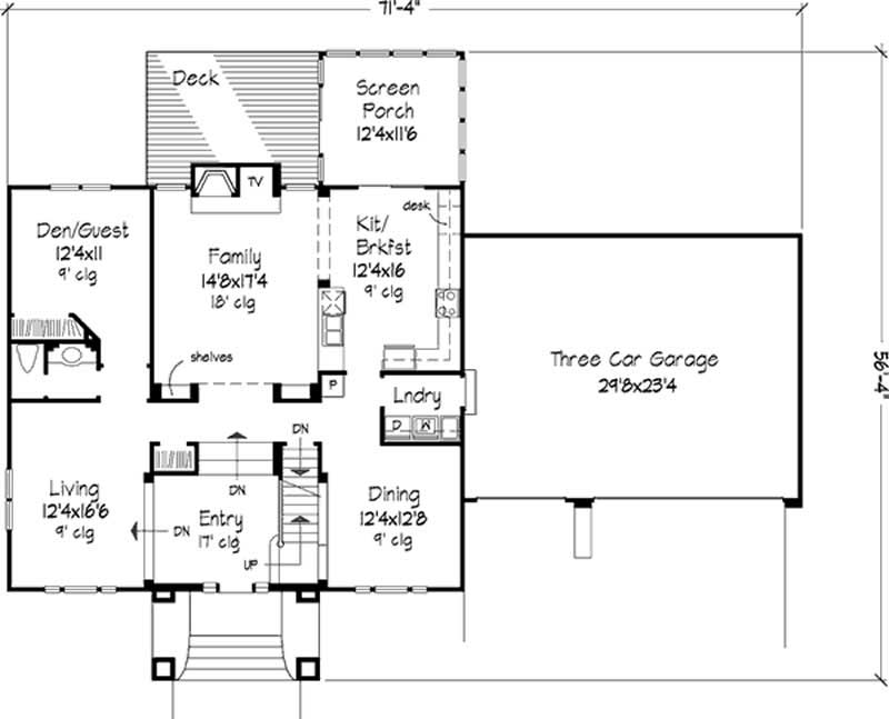 Floor Plan First Story