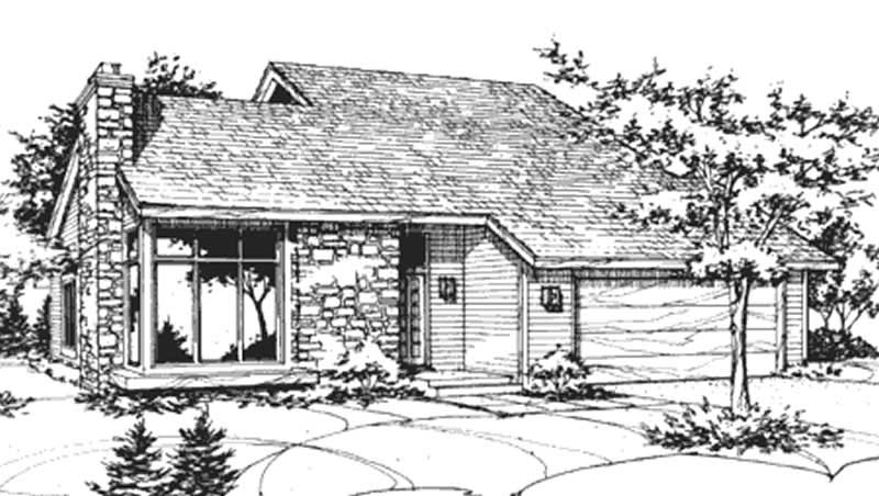 3-Bedroom, 1726 Sq Ft Craftsman House Plan - 146-2740 - Front Exterior