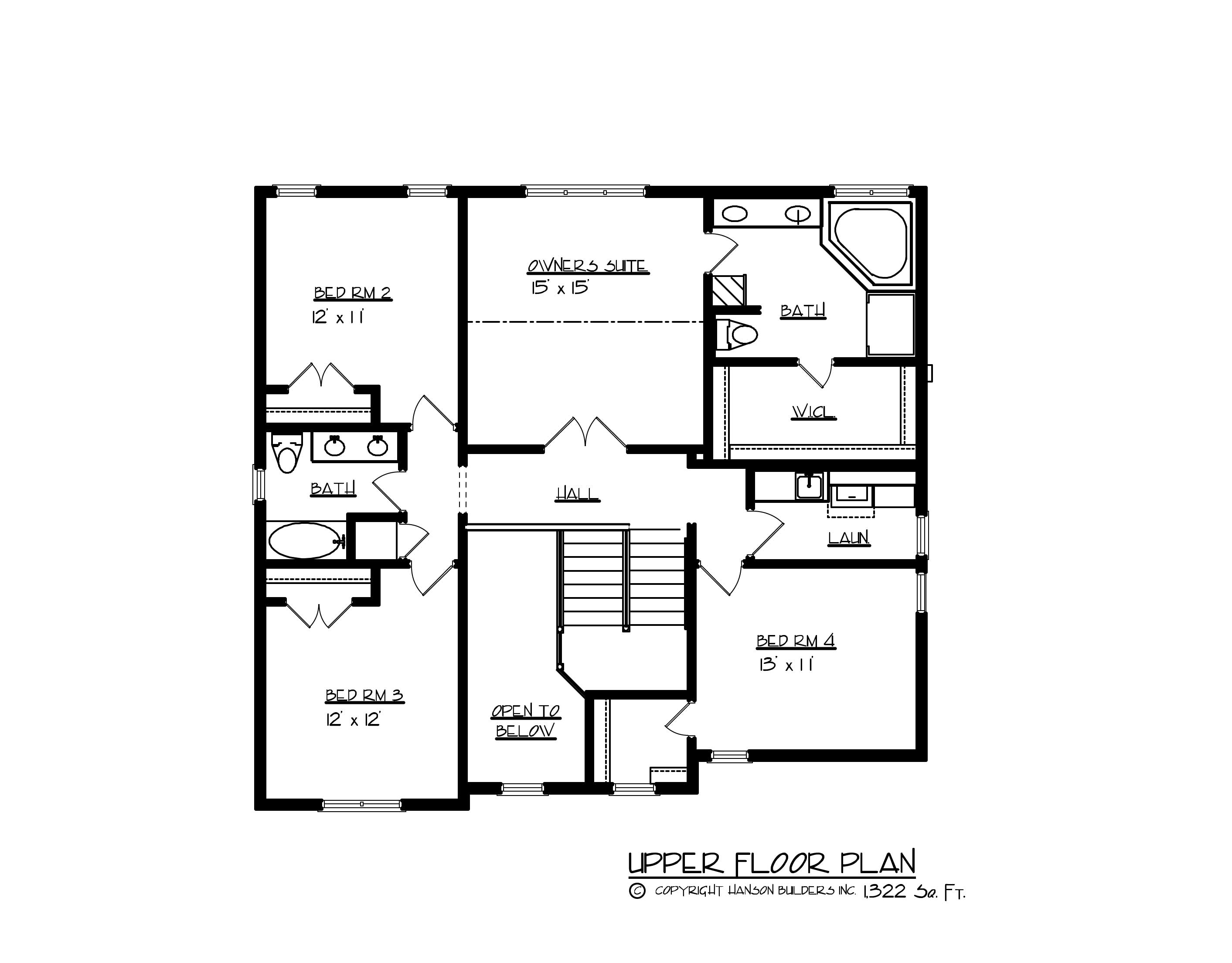 Floor Plan Second Story