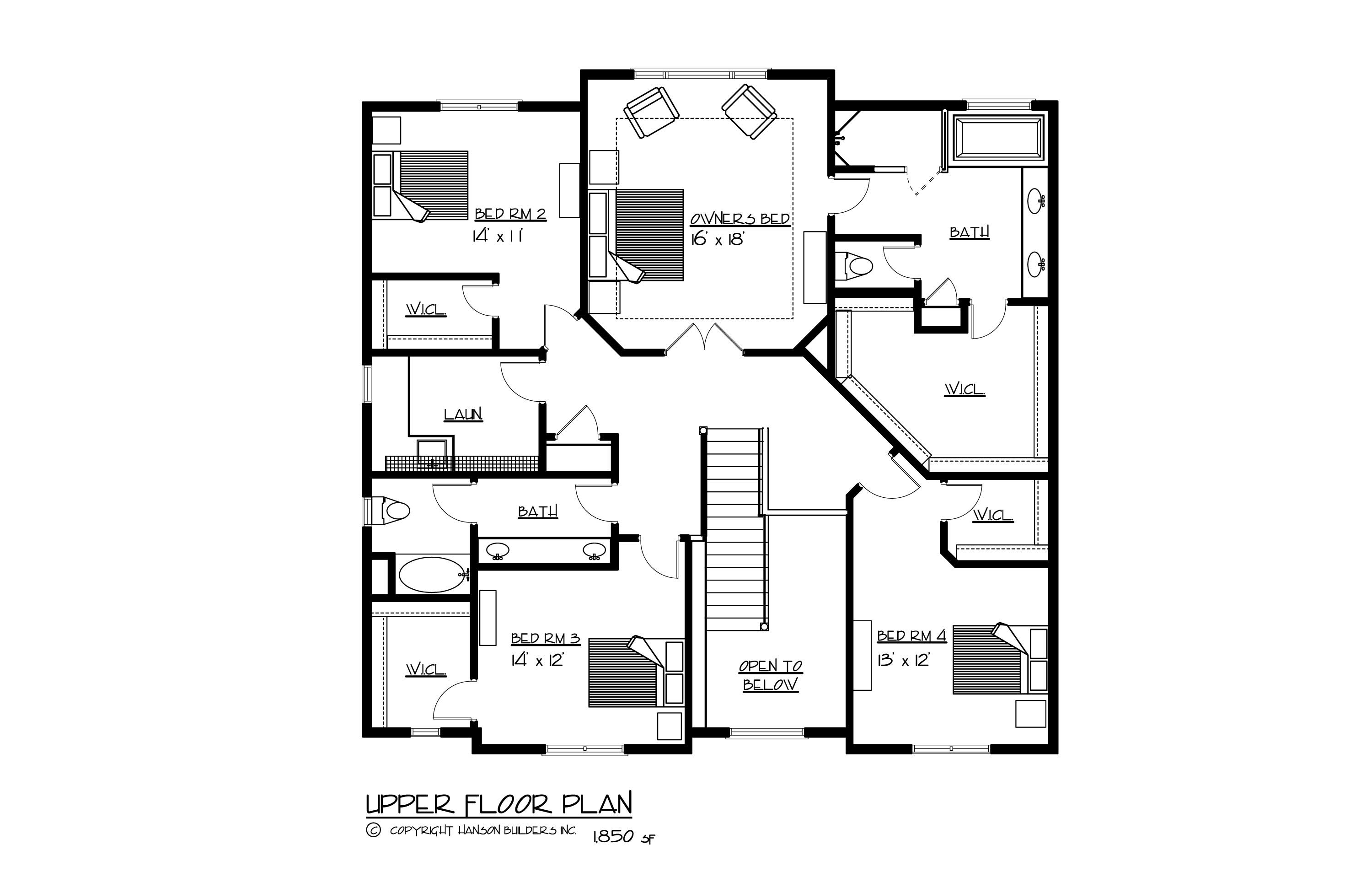 Floor Plan Second Story