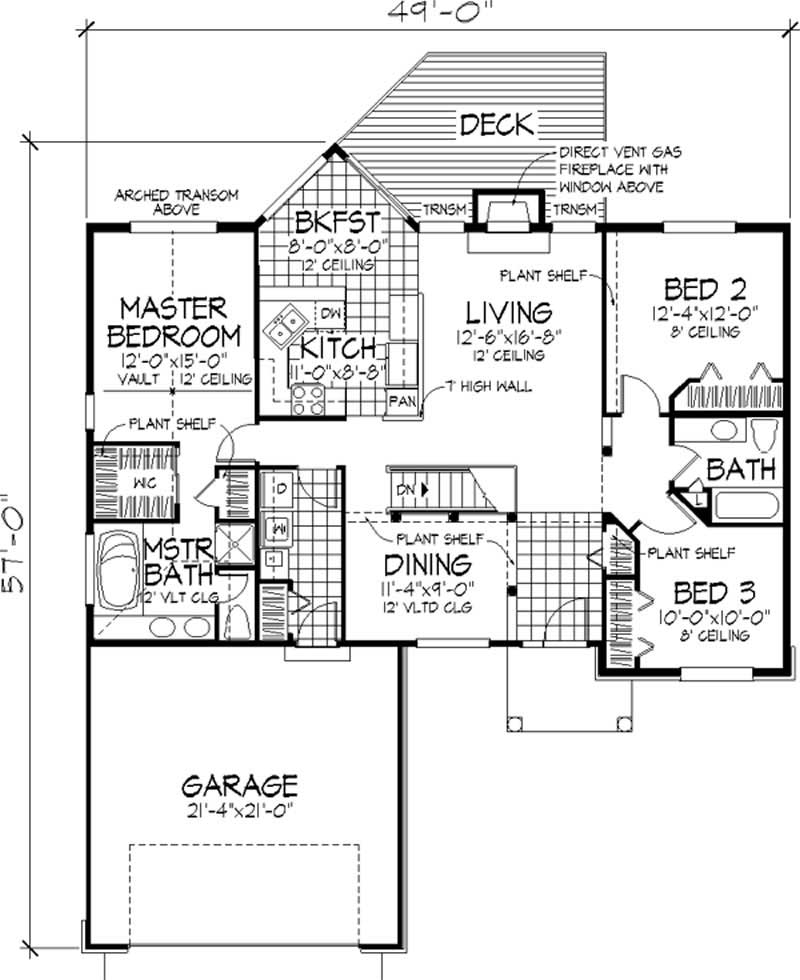 Floor Plan First Story