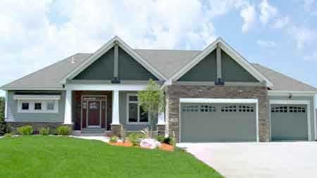 3-Bedroom, 3126 Sq Ft Country House Plan - 146-2795 - Front Exterior