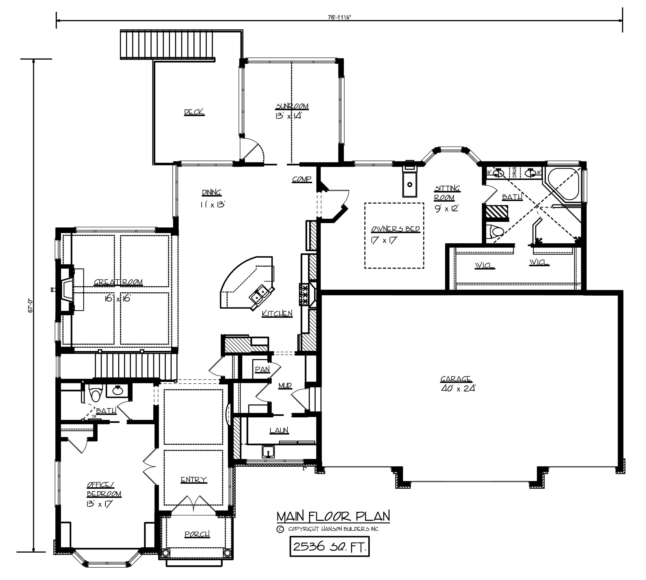 Floor Plan First Story