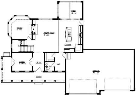 Floor Plan First Story