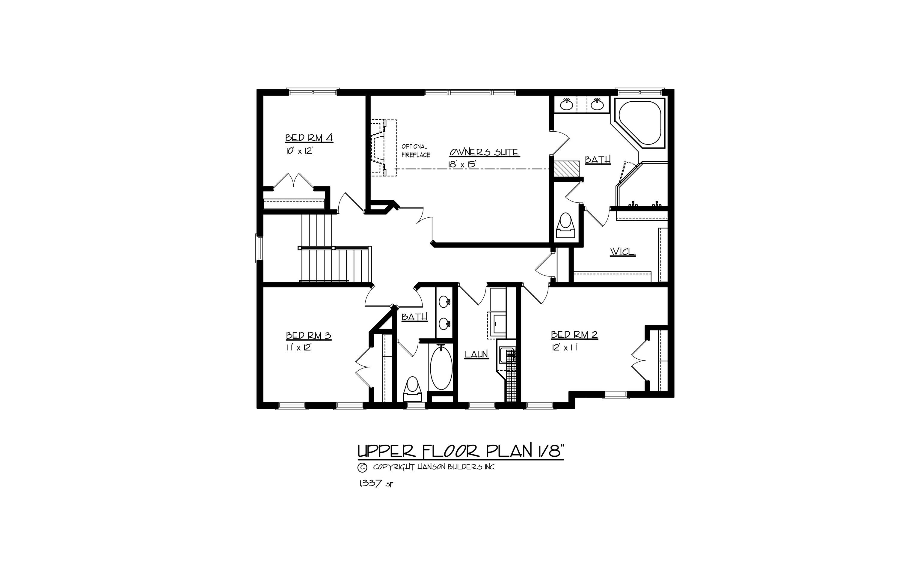 Floor Plan Second Story
