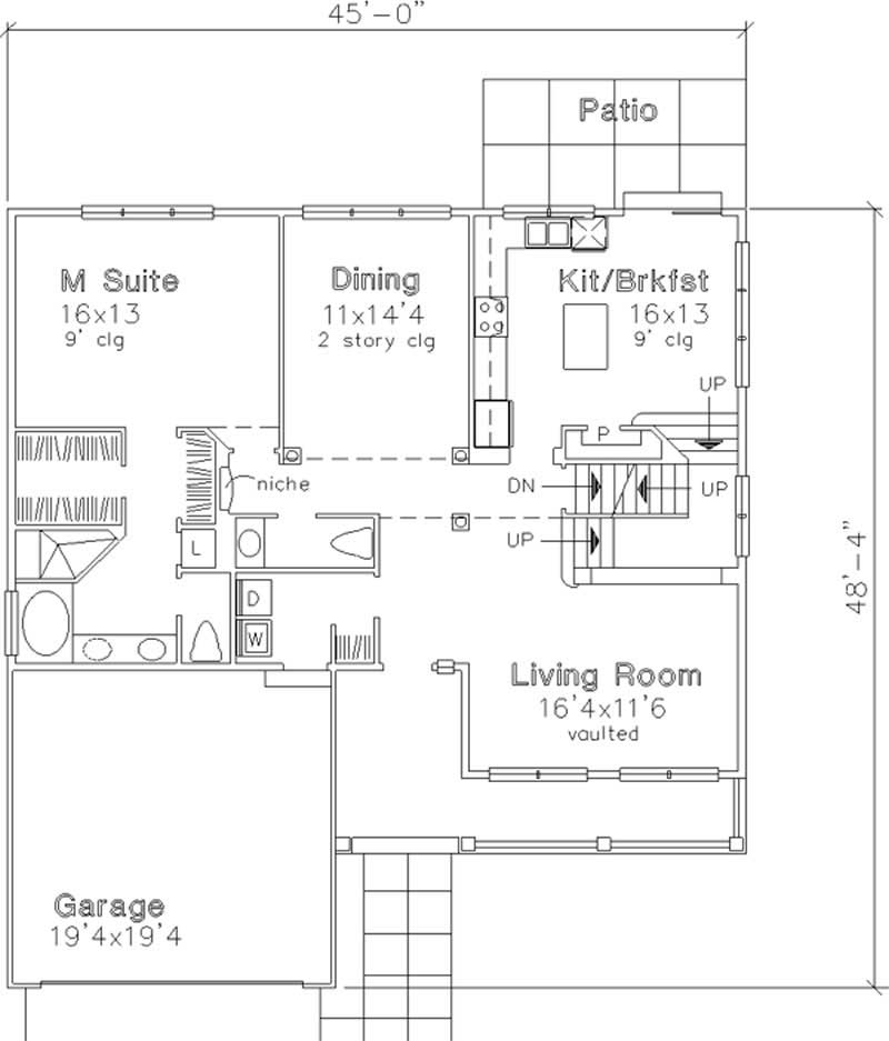 Floor Plan First Story
