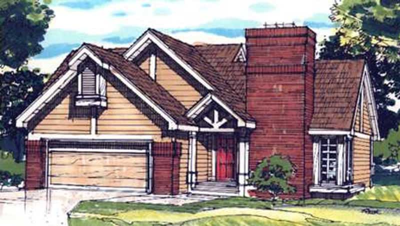 2-Bedroom, 1020 Sq Ft Ranch House Plan - 146-2869 - Front Exterior