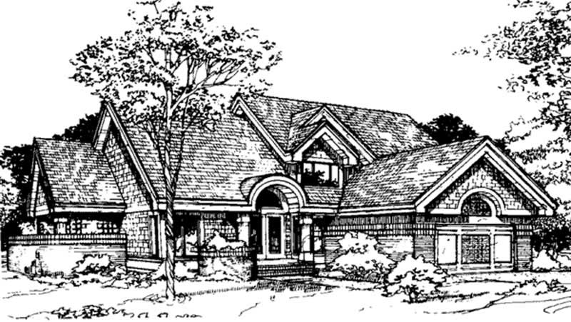 3-Bedroom, 2090 Sq Ft Ranch Home Plan - 146-2889 - Main Exterior