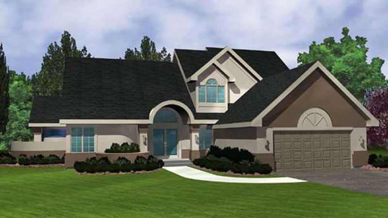 3-Bedroom, 2210 Sq Ft Country House Plan - 146-2936 - Front Exterior