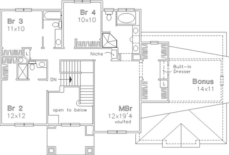 Floor Plan Second Story