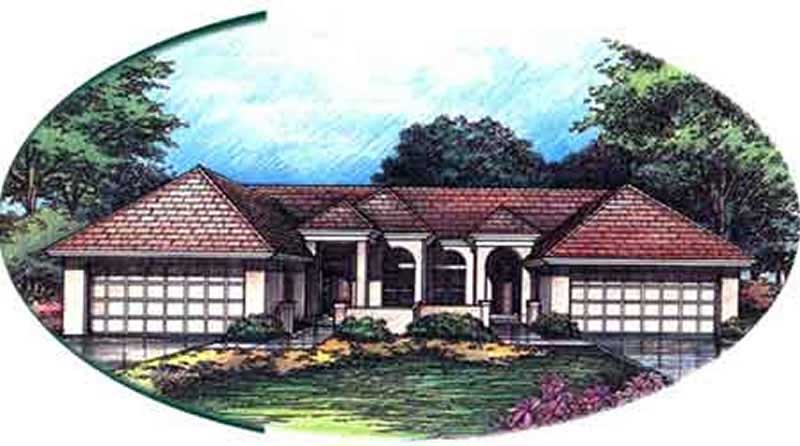 2-Bedroom, 1507 Sq Ft Duplex/Multi-Unit House Plan - 146-2989 - Front Exterior