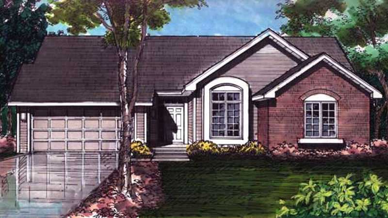 3-Bedroom, 1440 Sq Ft Country House Plan - 146-2990 - Front Exterior