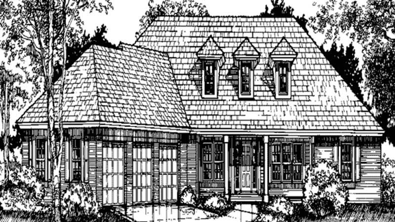 3-Bedroom, 3381 Sq Ft European House Plan - 146-2991 - Front Exterior
