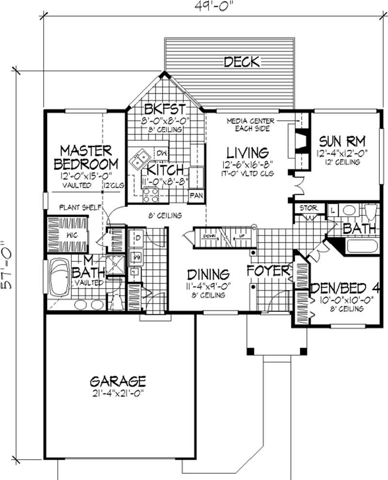 Floor Plan First Story