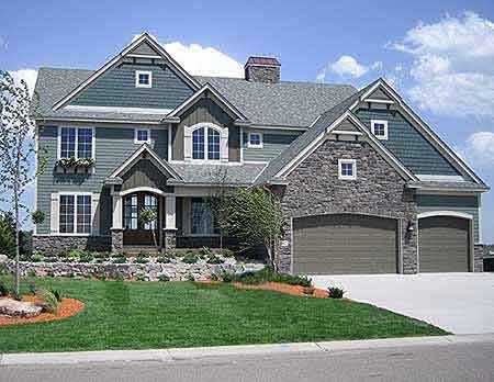 4-Bedroom, 3968 Sq Ft Craftsman House Plan - 146-3004 - Front Exterior