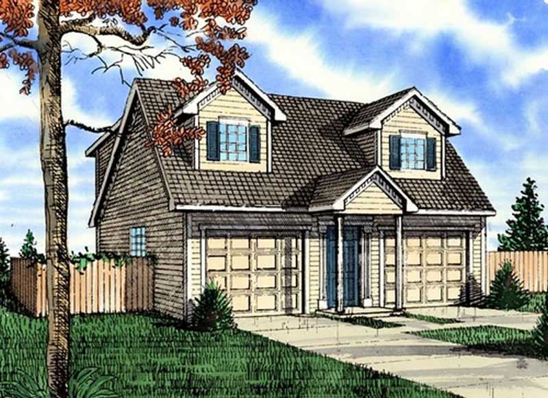 0-Bedroom, 1085 Sq Ft Garage Plan - 147-1017 - Main Exterior