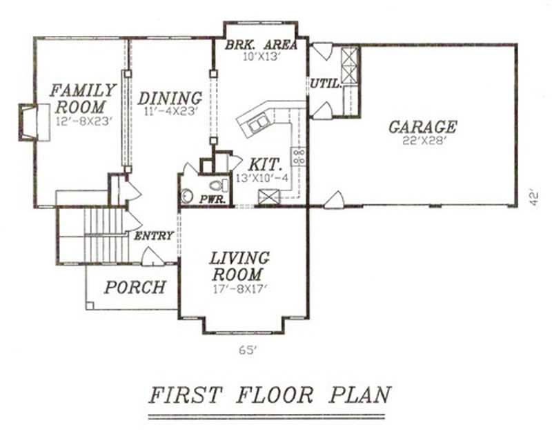 Floor Plan First Story