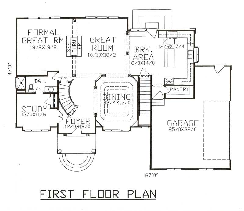 Floor Plan First Story