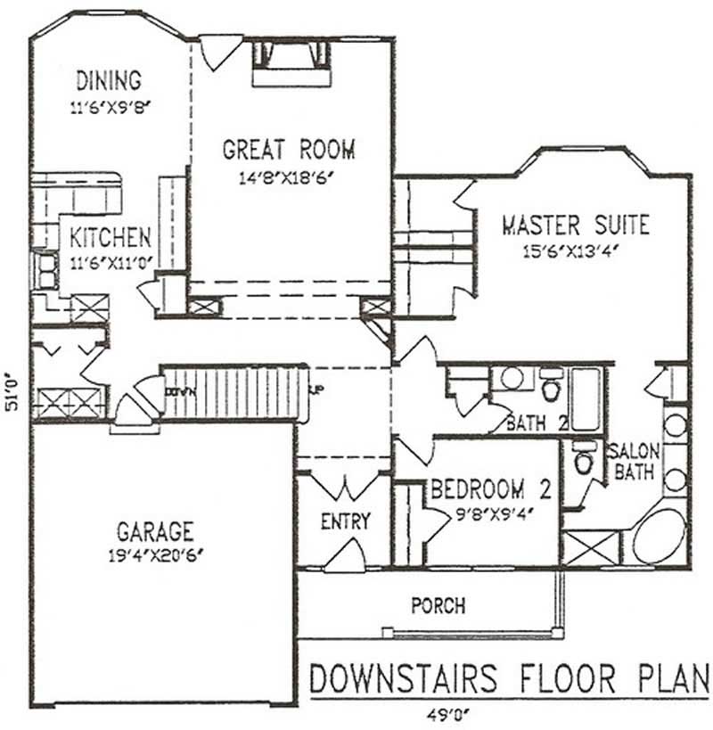 Floor Plan First Story